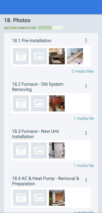 HVAC Work App - Screenshot 3